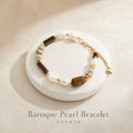 Natural Pearl & Tiger's Eye Bracelet